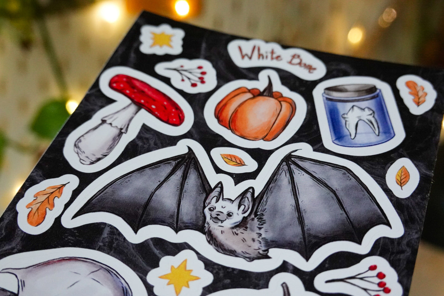 Vinyl stickers pack "Halloween Sticker Set" - Skull sticker pack - iPad stickers - Waterproof stickers